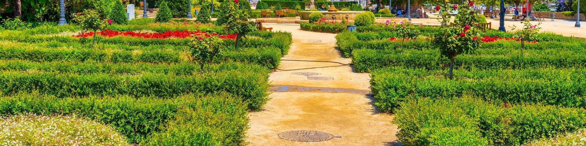 Jardins del Mirador in Barcelona, Spain