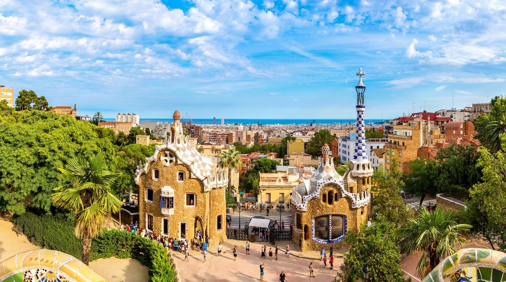Park Guell in Barcelona, Spain