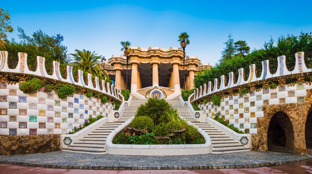 Park Guell in Barcelona, Spain