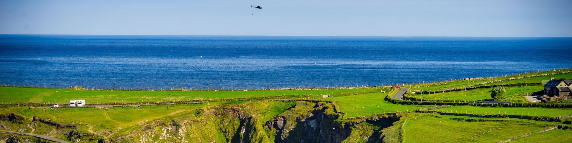 Beautiful view of the Holyrood Park in Edinburgh, UK