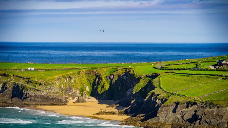 Beautiful view of the Holyrood Park in Edinburgh, UK