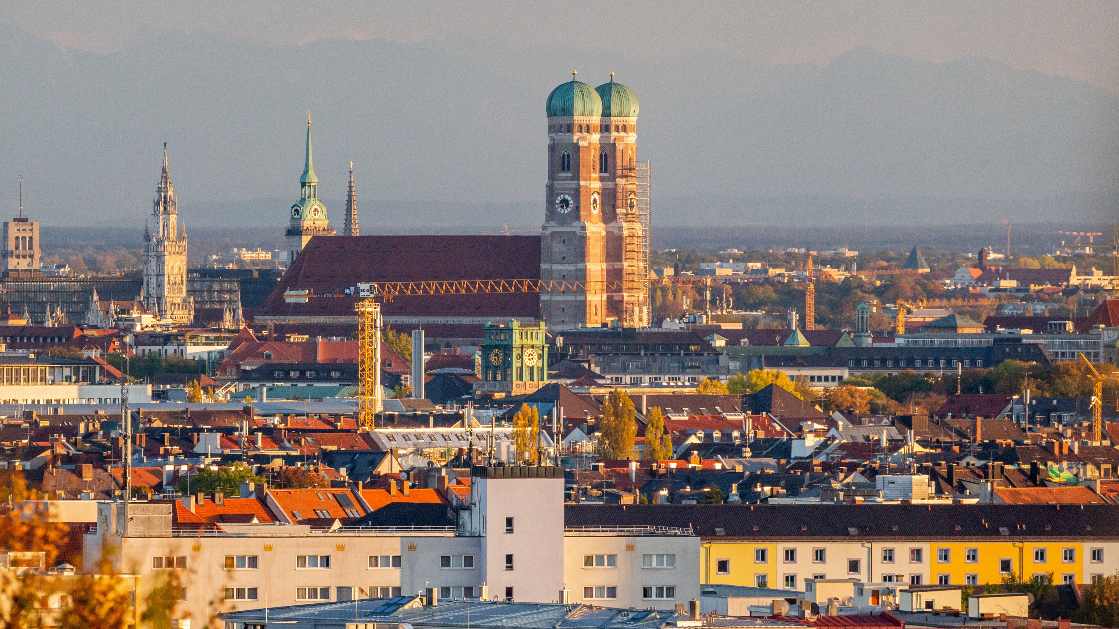 Olympic Park featuring landscape views, a sunset and a city