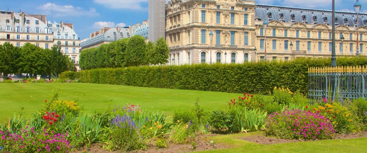 Jardin des Tuileries das einen historische Architektur, Geschichtliches und Garten