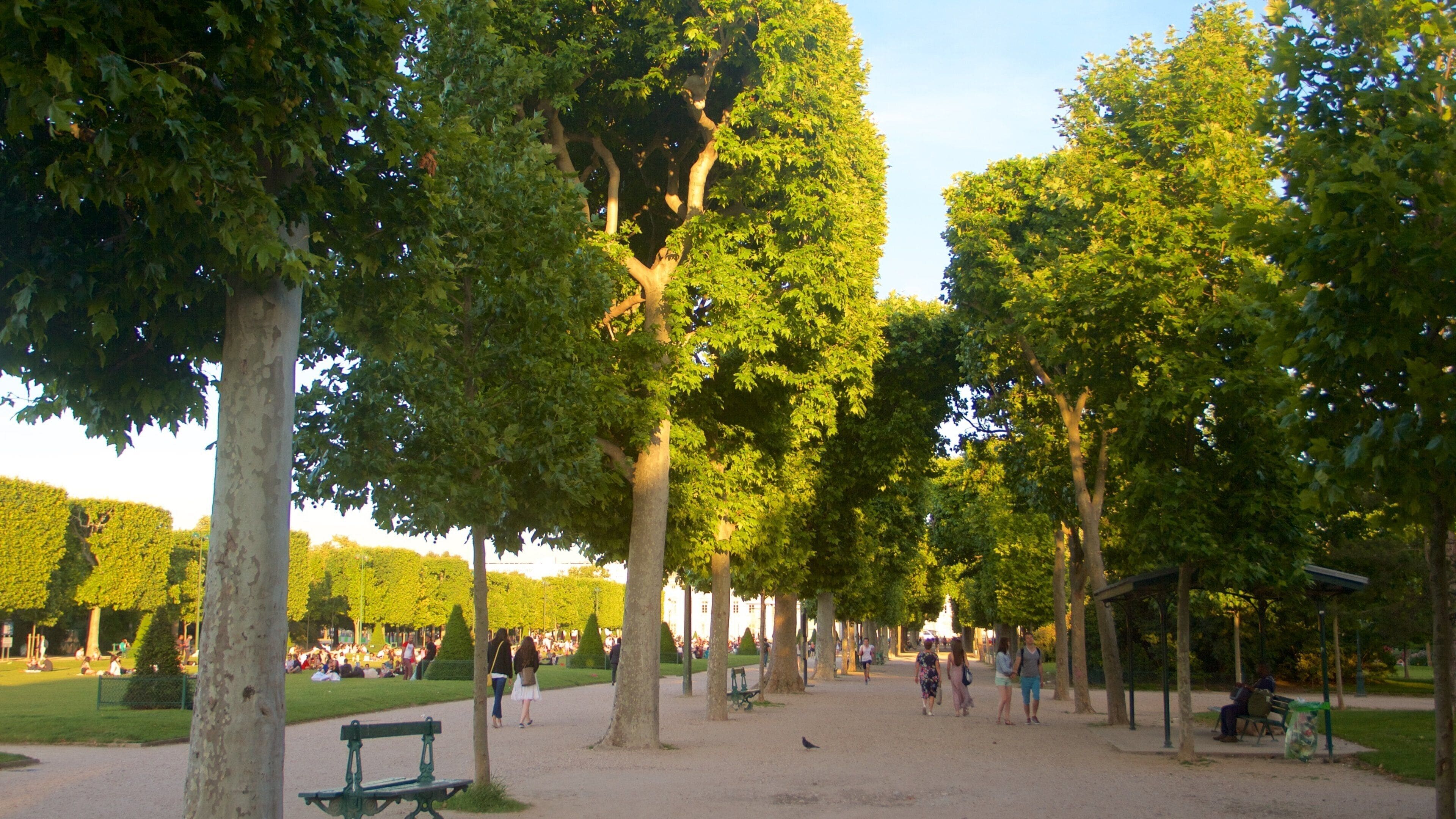Champ de Mars which includes a park