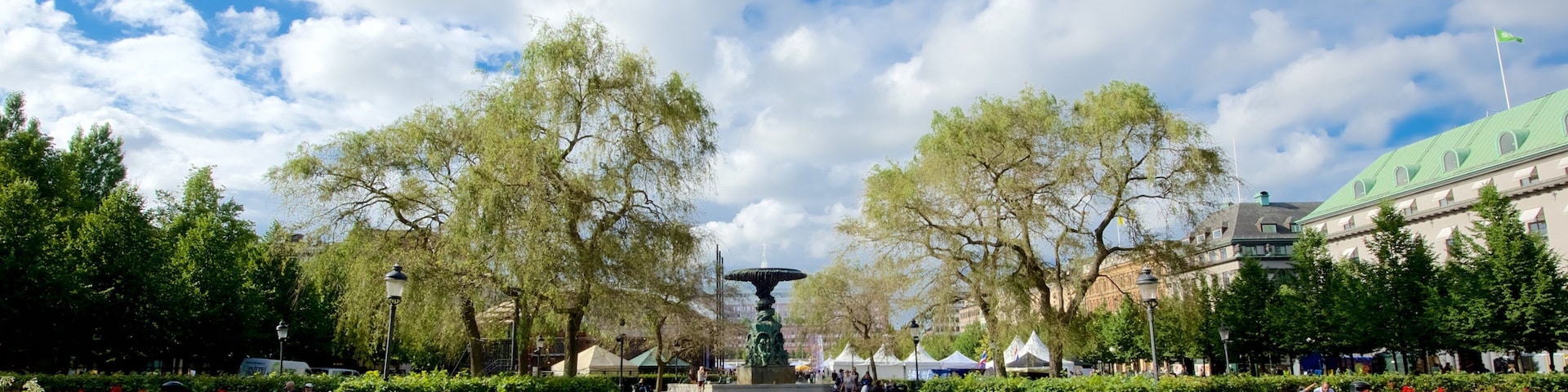 Kungsträdgården mostrando um parque