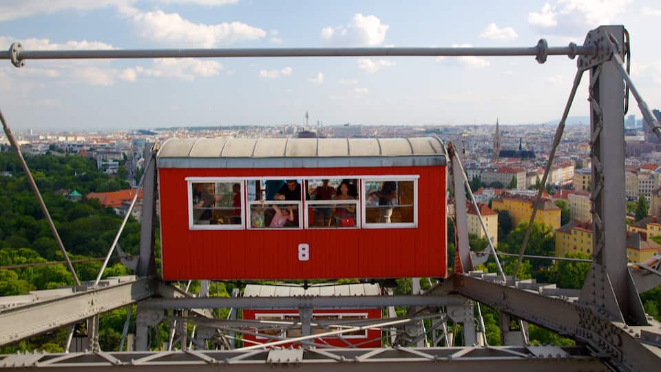 Wiener Prater which includes a city and rides as well as a family