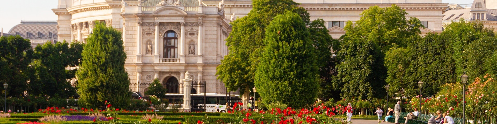 People\'s Garden featuring a garden, flowers and heritage architecture