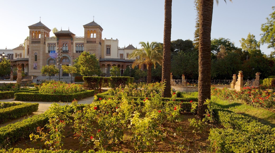 マリア ルイサ公園 表示 遺跡, 庭園 と 城