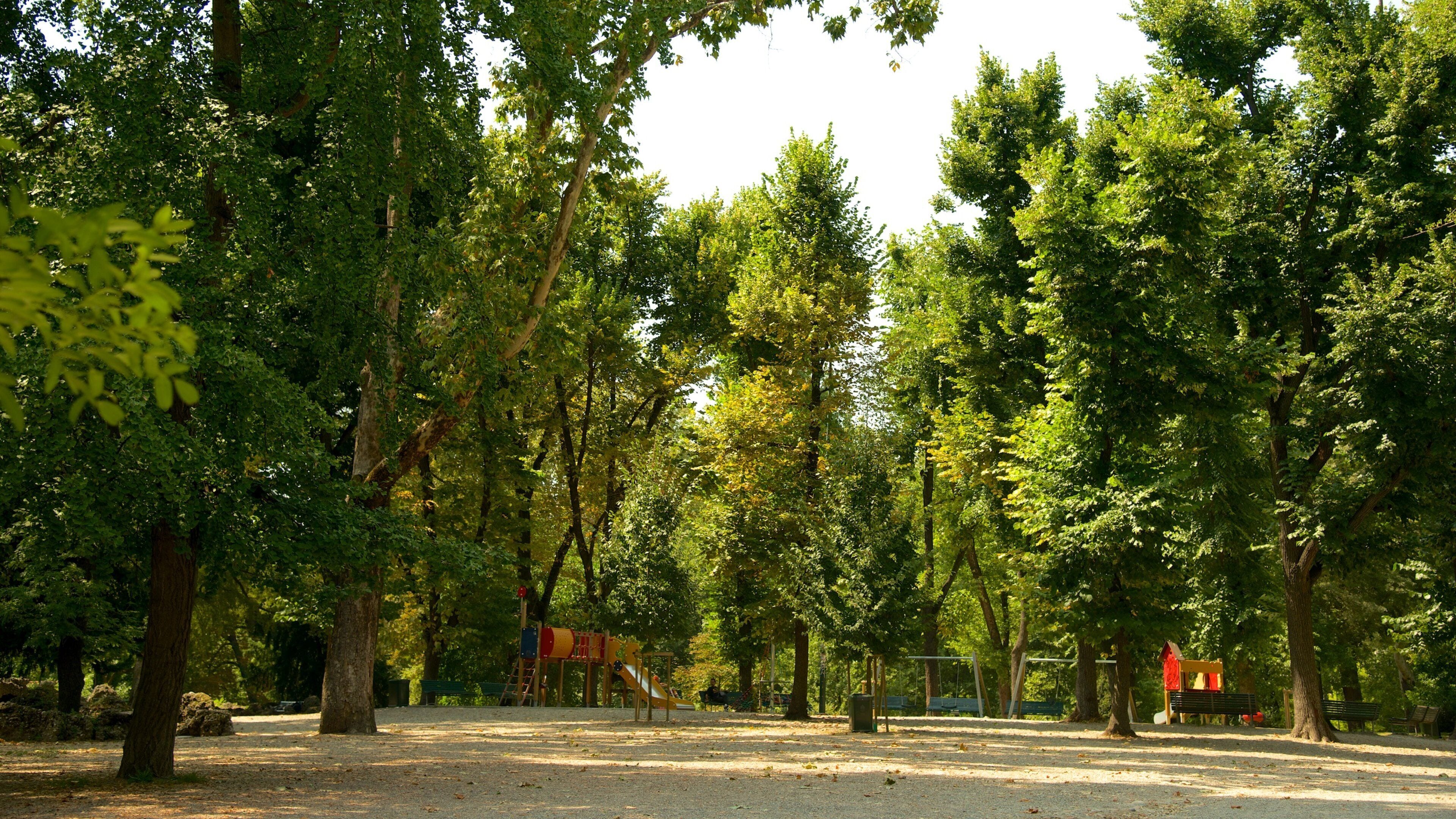 Milán ofreciendo un jardín