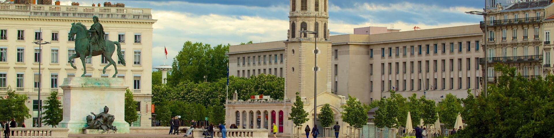 La Presqu\'ile featuring a square or plaza and heritage architecture