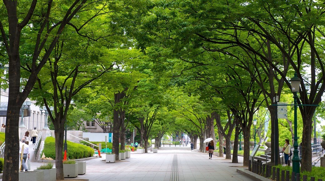 Nakanoshima Park showing a garden