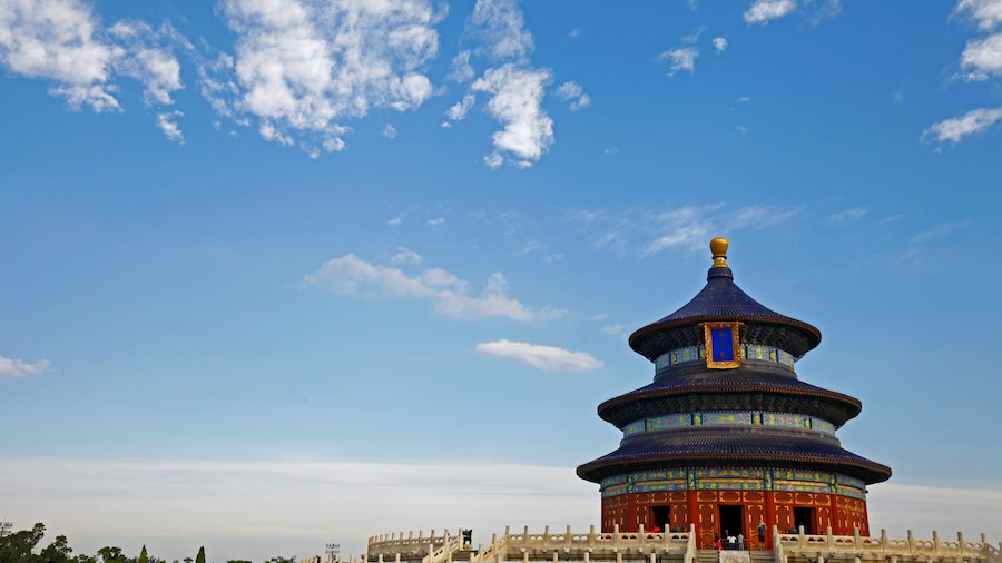 The ancient temple of heaven in Beijing, China