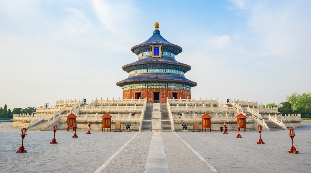 Temple of Heaven landmark of Beijing city, China