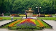 Fuxing Park featuring flowers and a garden