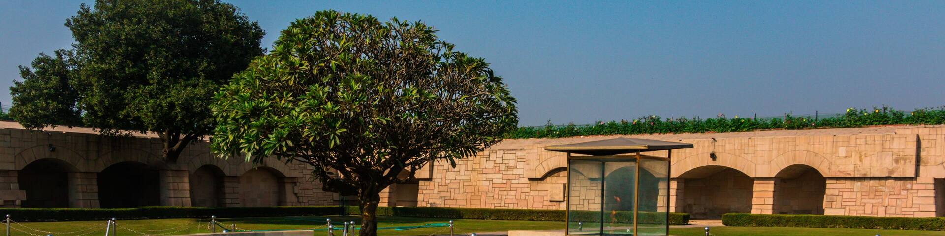 Rajghat, Mahatma Gandhi Crematorium, Delhi, India