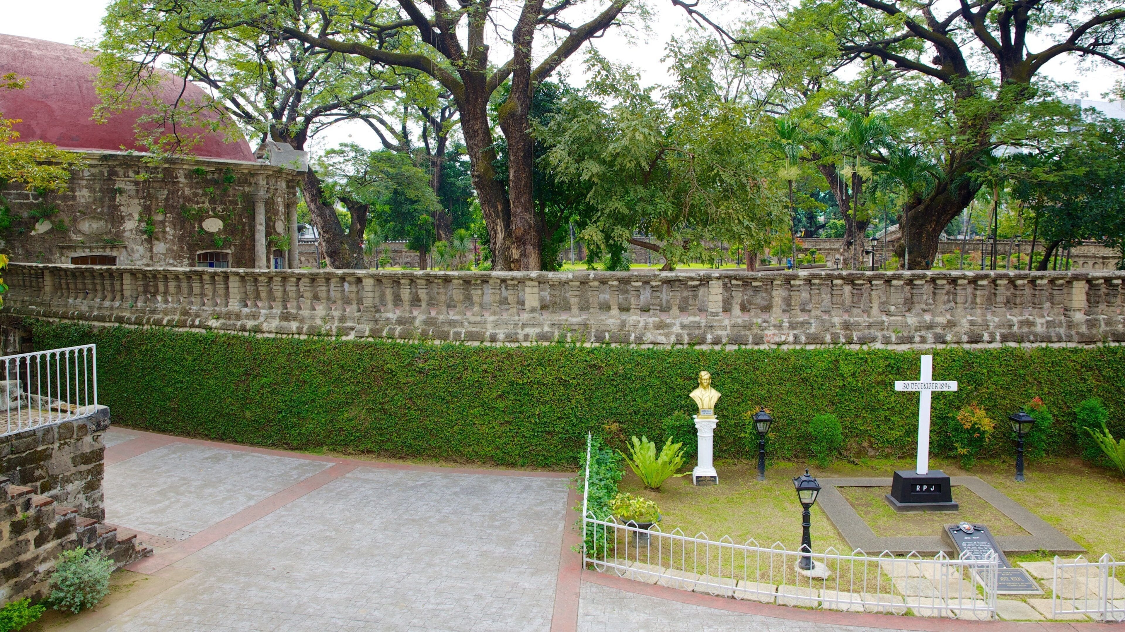 Paco-parken som inkluderer kulturarv, historisk arkitektur og hage