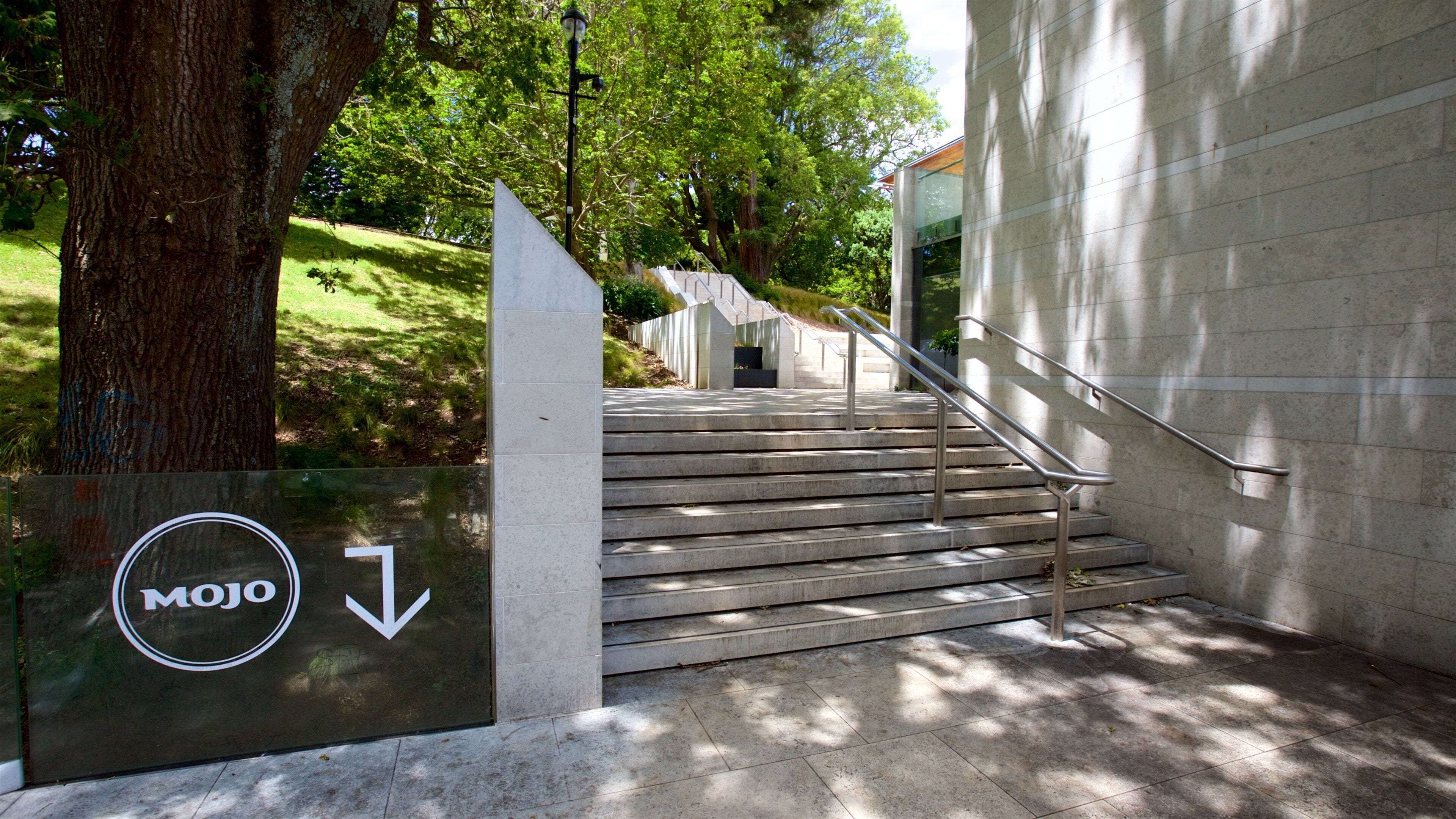 Albert Park showing signage