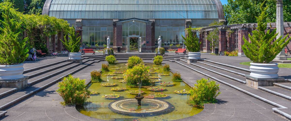 Auckland Domain Wintergardens in New Zealand