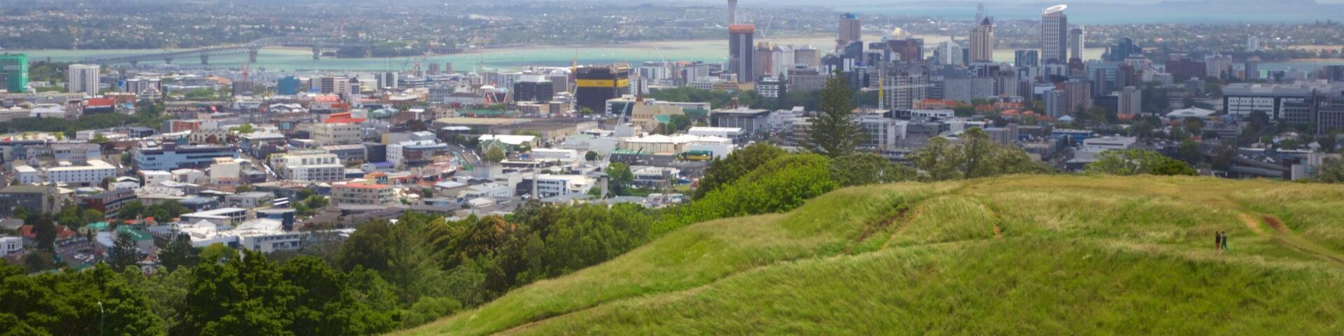 Mt. Eden featuring landscape views and a city
