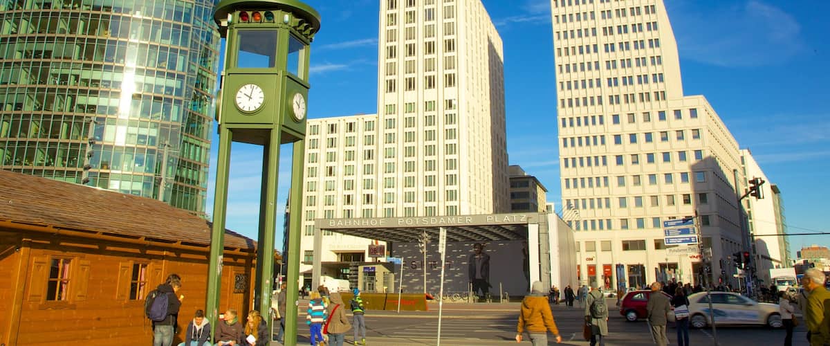 Potsdamer Platz das einen Platz oder Plaza, Stadt und Wolkenkratzer