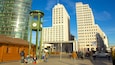 Potsdamer Platz qui includes ville, architecture moderne et building