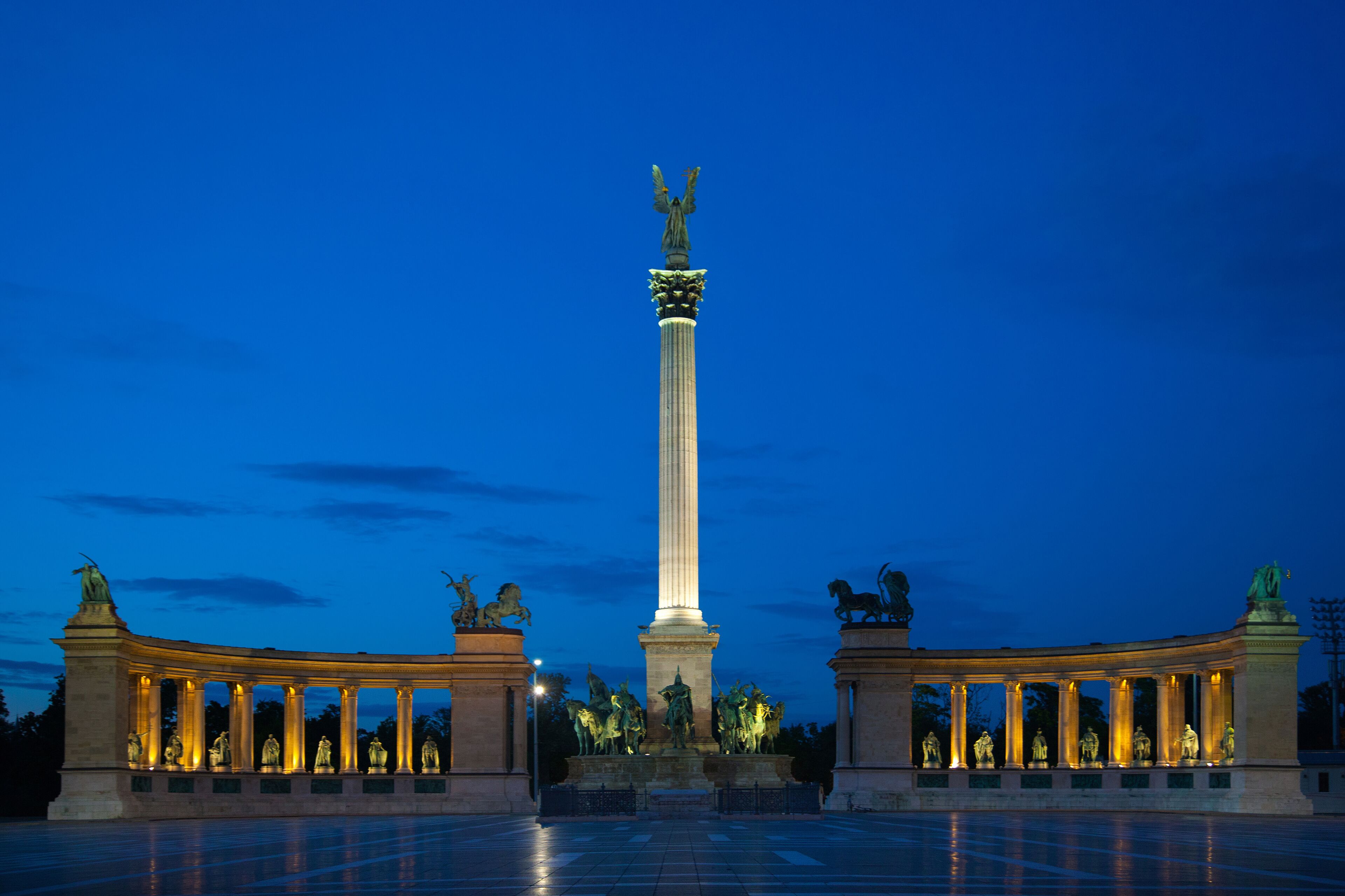Heroes Square Budapest.