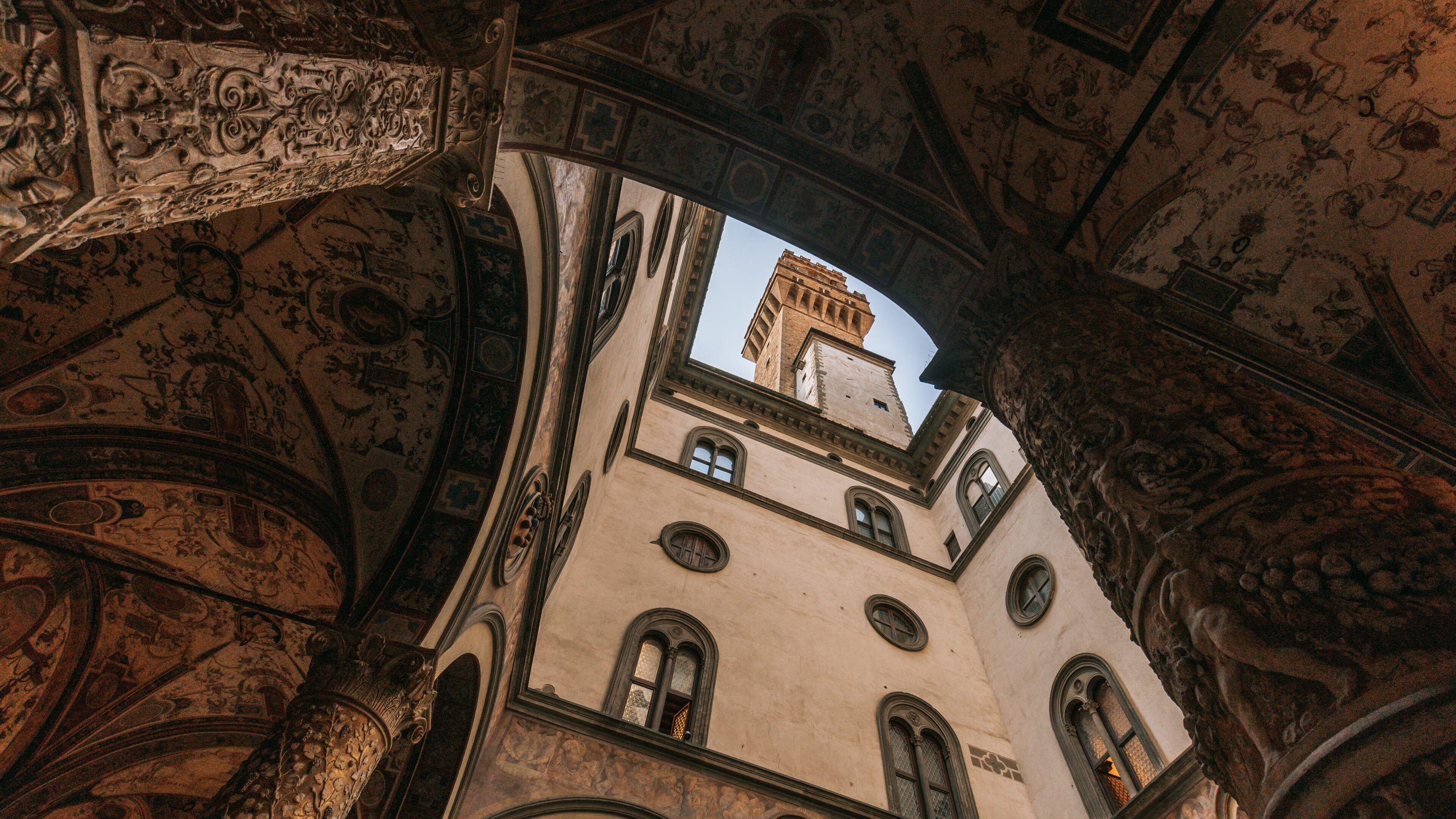 Piazza della Signoria featuring heritage architecture