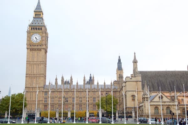 Parliament Square featuring heritage architecture and an administrative buidling