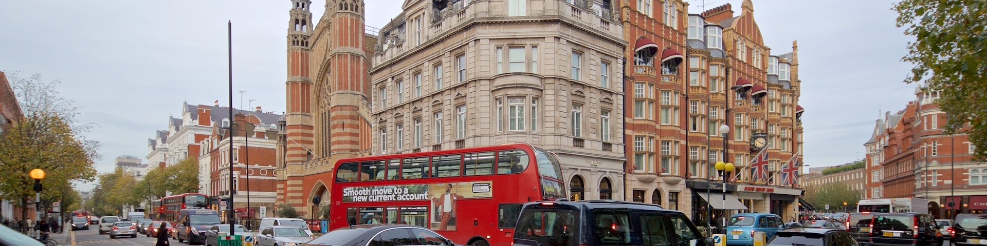 Sloane Square featuring heritage architecture