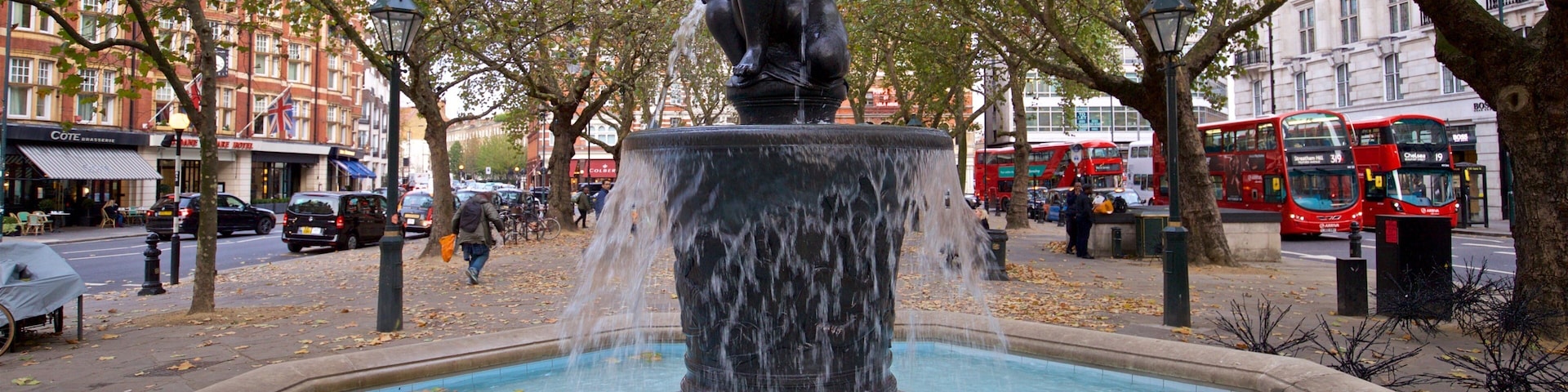 Sloane Square caracterizando uma fonte