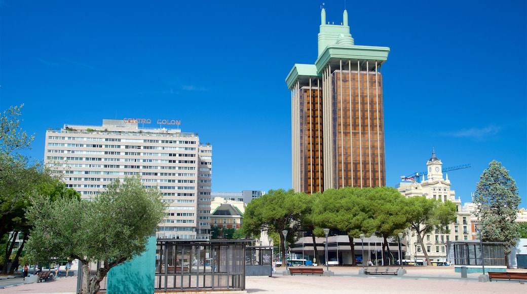 Plaza de Colon which includes a city and a square or plaza