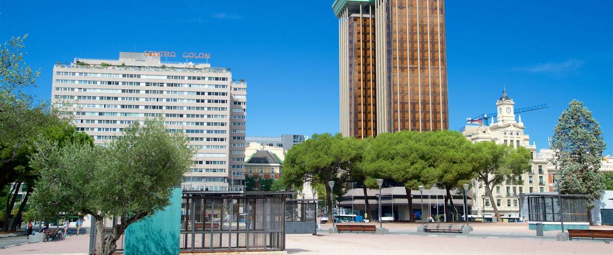 Plaza de Colon which includes a city and a square or plaza