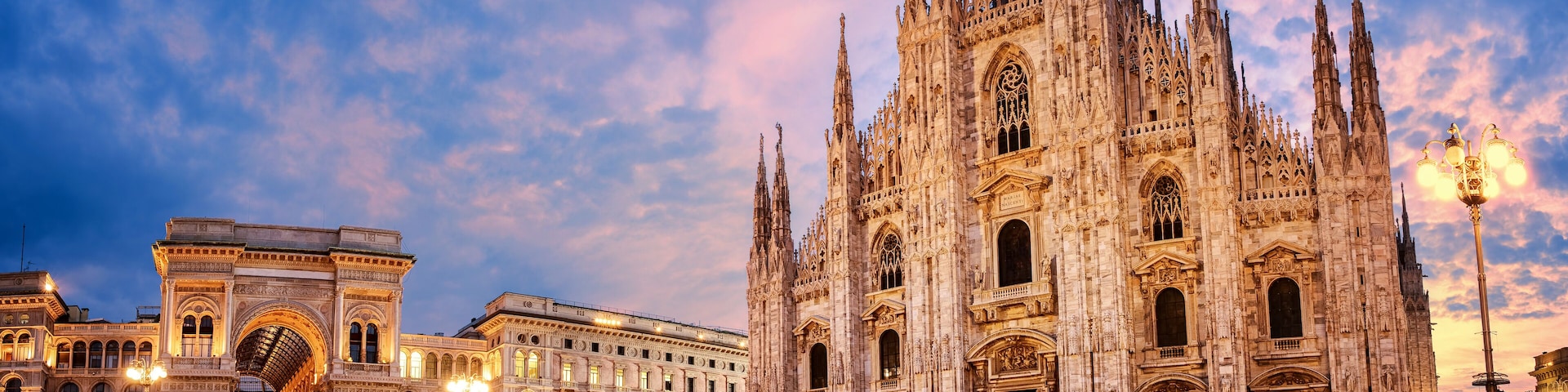 Milan Cathedral, Duomo di Milano, Italy, one of the largest churches in the world on sunrise; Shutterstock ID 700247896; Purchase Order: -