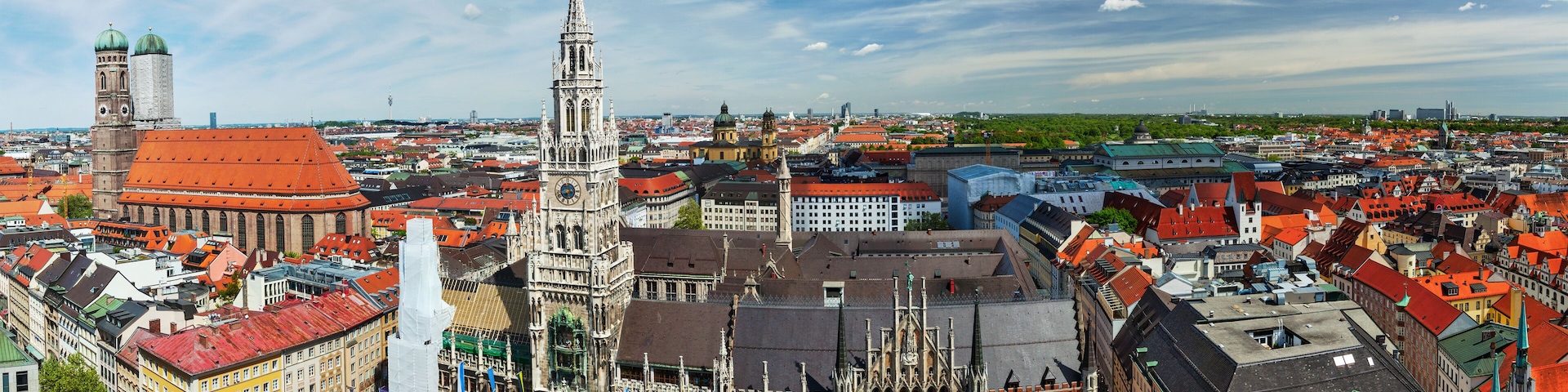 Aerial view of Munich, Germany