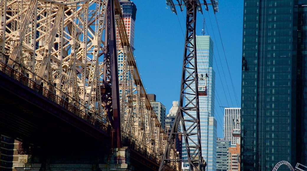 Williamsburg Bridge featuring a city and a bridge