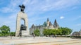 Confederation Square featuring a square or plaza and a monument