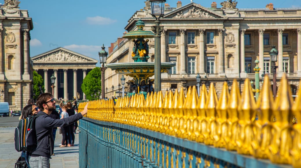 Place de la Concorde as well as a couple
