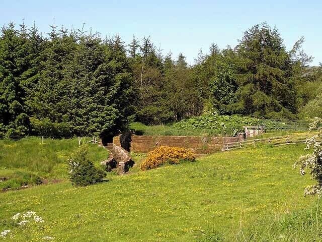 Dam and fish ladder, Netherton Pond The dam holding back Netherton Pond was improved by Lord Armstrong of the Cragside estate when he acquired a nearby farm in 1879. The head of water was capable of driving a small hydro-electric turbine. A fish-ladder was also installed to allow sea trout and salmon to by-pass the dam. The whole structure is Grade II listed, and was restored in 1998.
