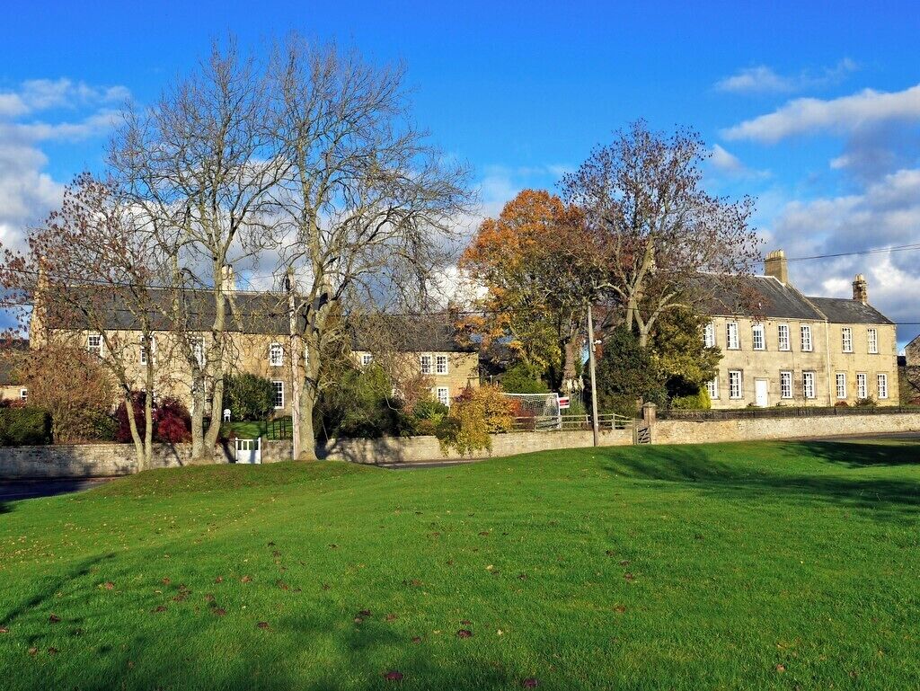 Green at west end of Whalton Village