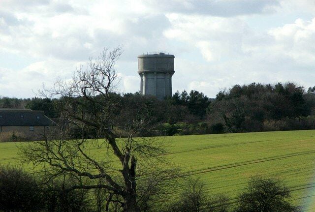 Water Tower. This is a well known landmark in the Morpeth area and can been seen from many areas.