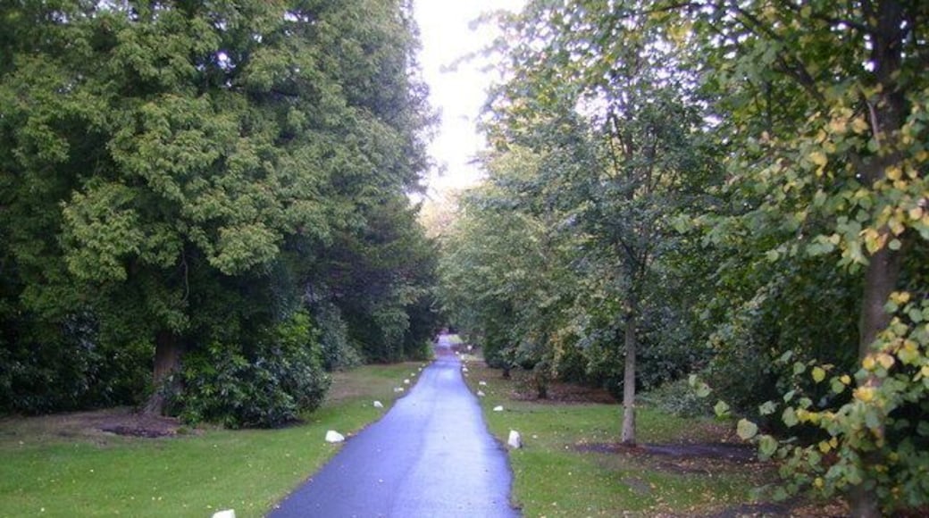 One way approach track to Linden Hall Hotel