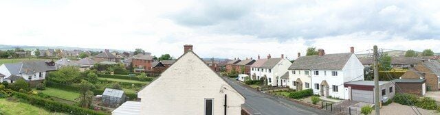 Church Street The opportunity for a different view point arose while doing some external decorating.