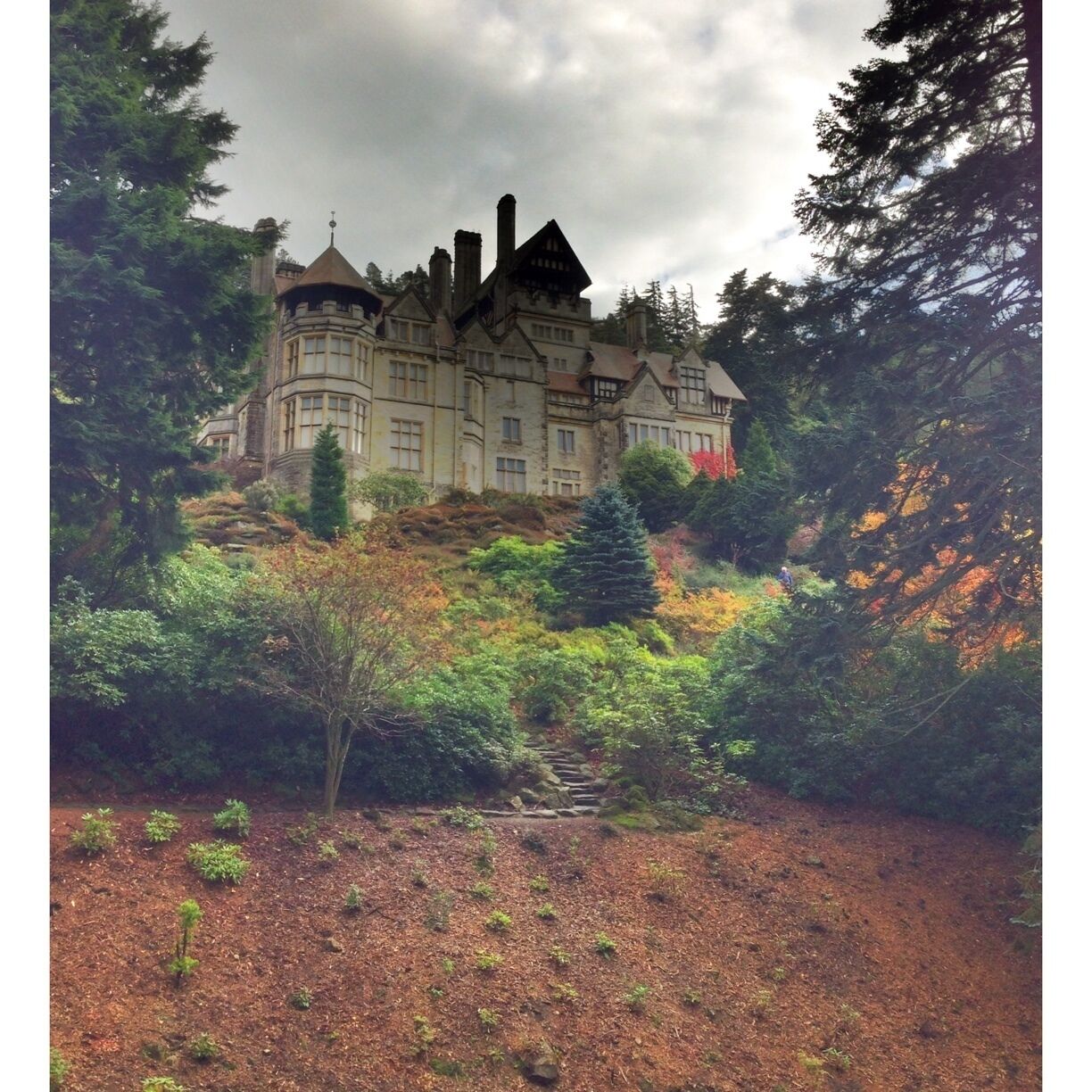 Great house and gardens. Has the first room in the world to be lot with filament bulbs. Huge grounds with a maze and lakes, 40 miles of tracks to explore. 