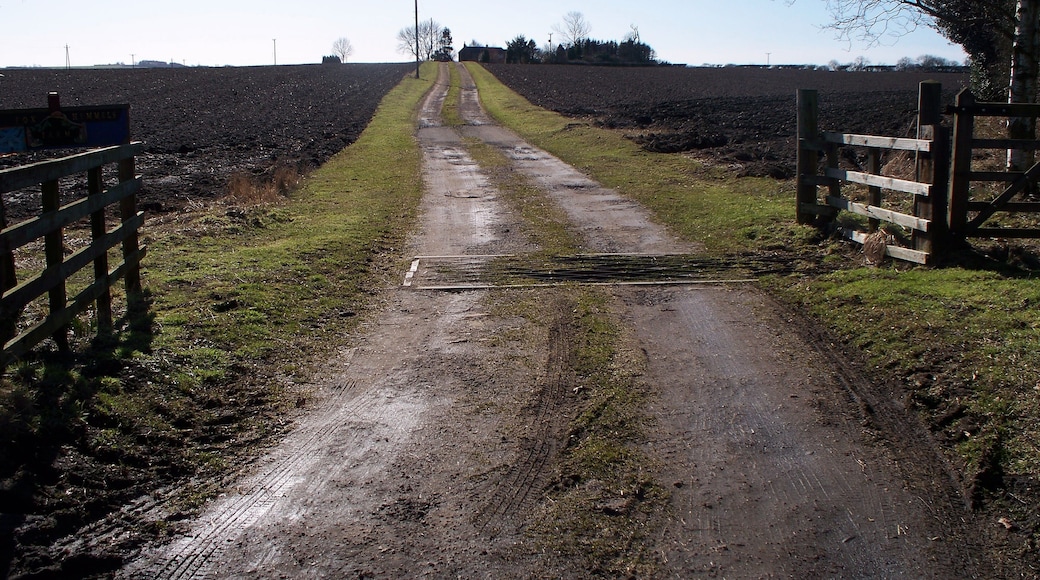 Public Footpath on farm track Leading to Hemel Farm