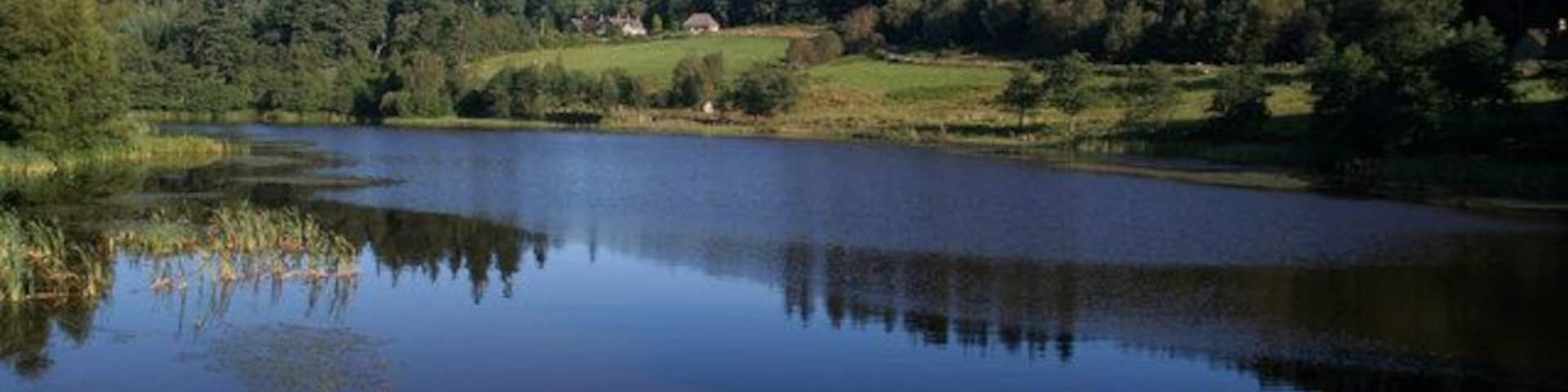 Tumbleton Lake. Tumbleton Lake in the Cragside Estate.