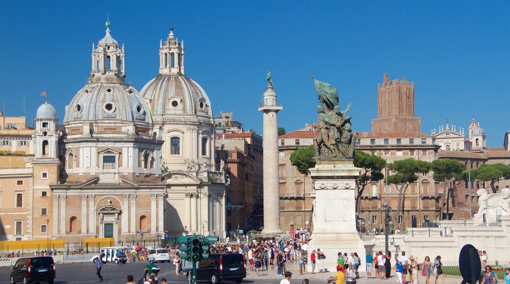 ヴェネツィア広場 表示 像あるいは彫刻, 遺跡 と 広場