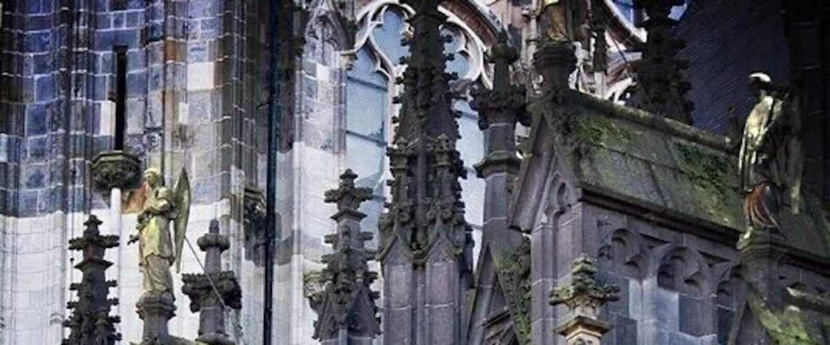 Part of the St. Jans Cathedrale in 's Hertogenbosch, The Netherlands
