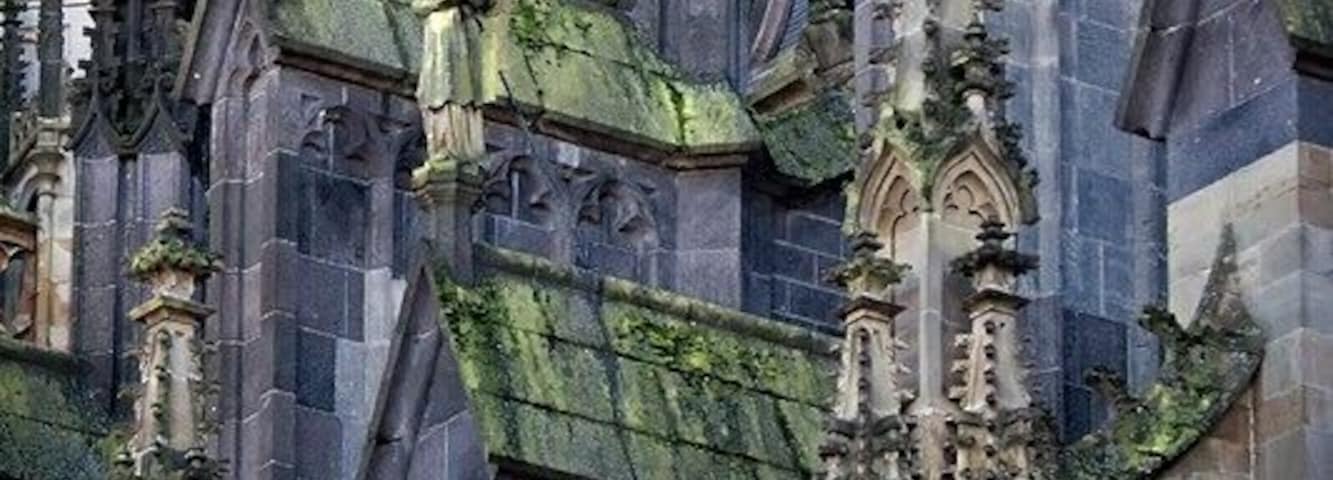 Part of the St. Jans Cathedrale in 's Hertogenbosch, The Netherlands