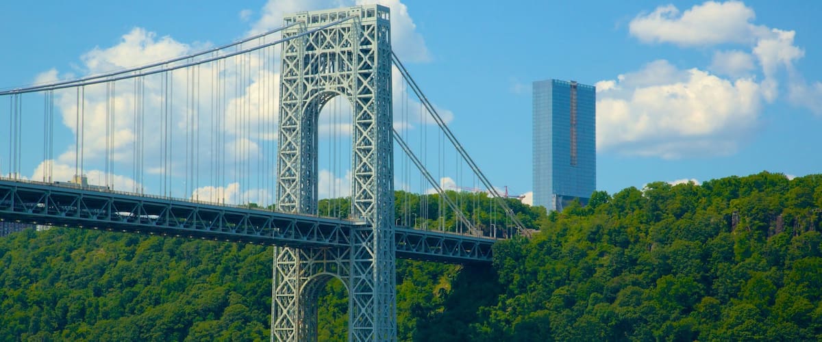 George Washington Bridge showing a bridge