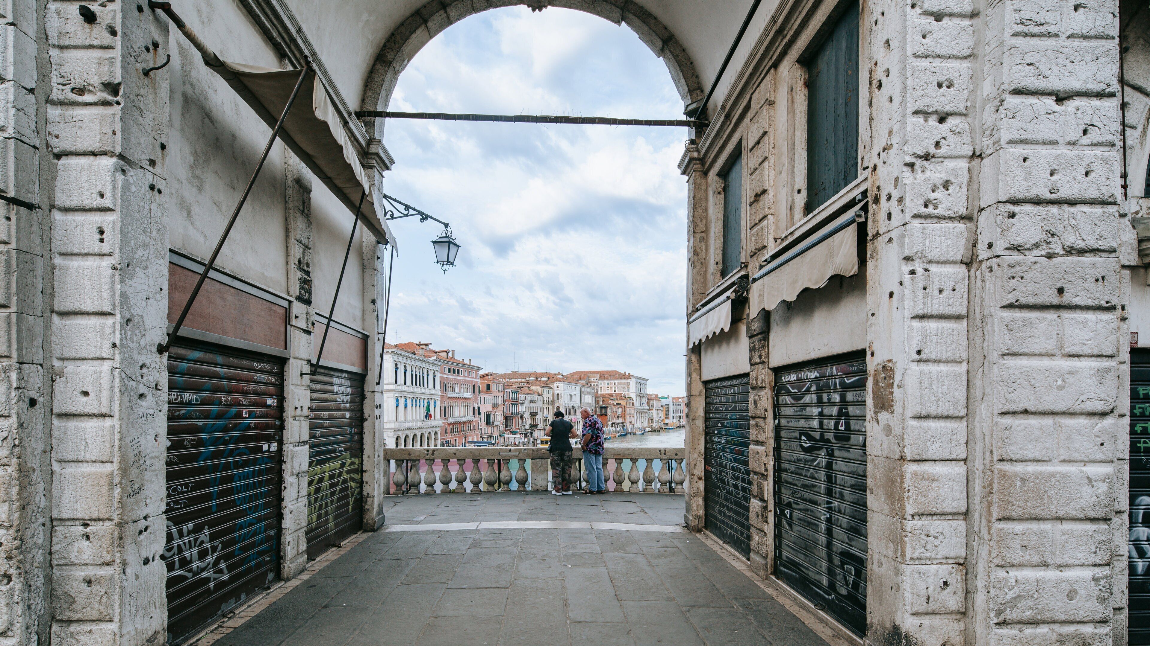 Rialto Bridge as well as a couple